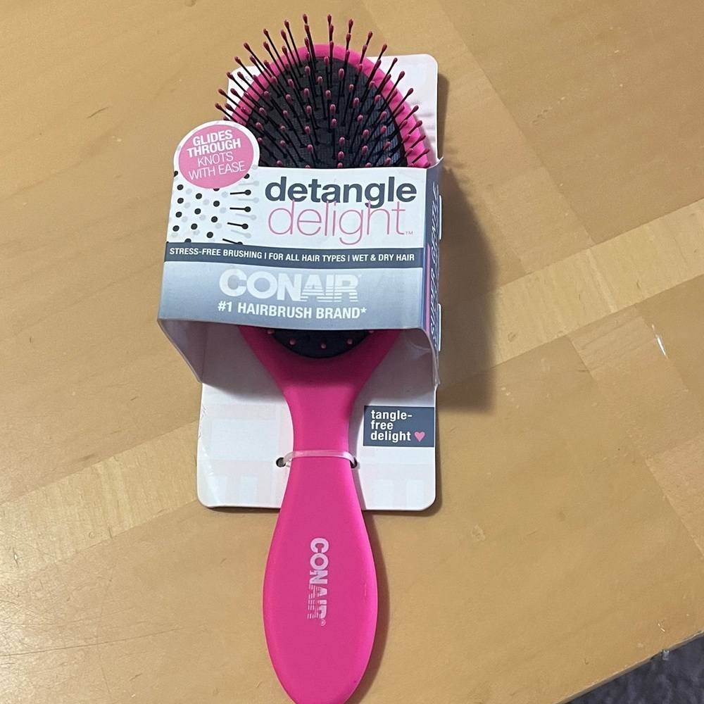 Conair Pink Detangle Hair Brush
